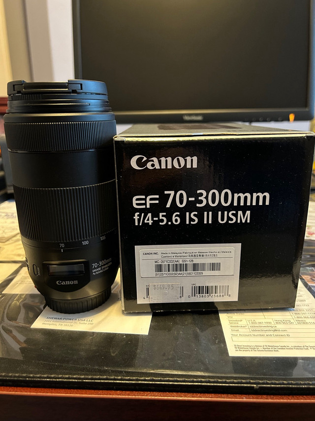 Canon EF 70-300mm f/4-5.6 IS II USM in Cameras & Camcorders in St. Catharines - Image 4