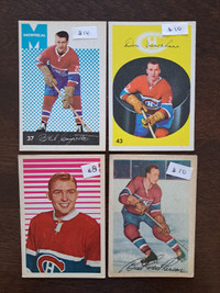 Cartes de hockey Canadiens de Montréal (prix bas)