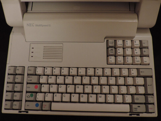 VINTAGE NEC MULTISPEED EL LAPTOP in Laptops in Kitchener / Waterloo - Image 3