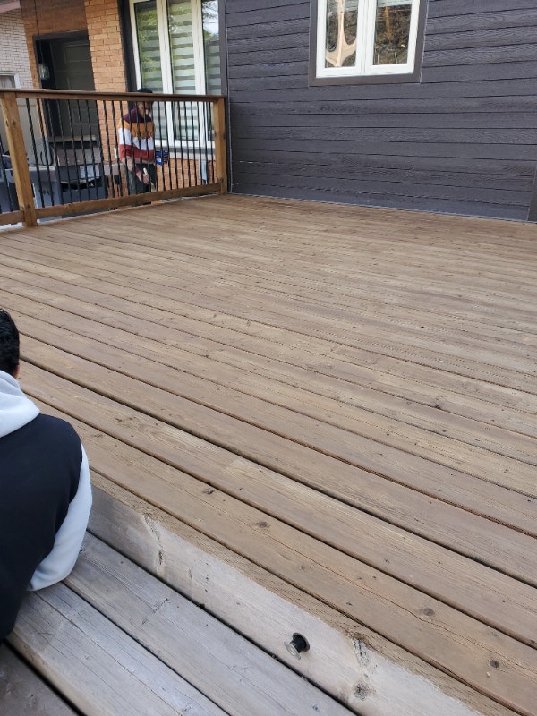 Deck/Fence Repair, Powerwash and Stain Fence, Deck, Railing & Siding