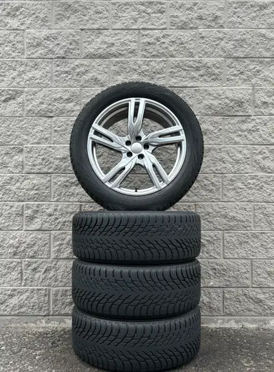 Winter / Snow Nokian Tyres Hakkapeliitta R3 SUV Studless 20” Tires And Replika R221 Silver 20 Inch W...