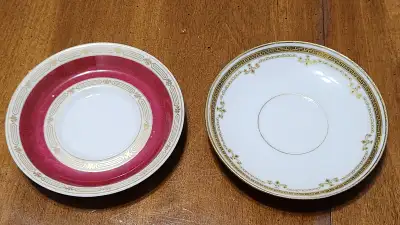 2 Limoges saucers, View more