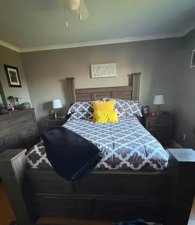 Queen Bed & Mattress, View more
