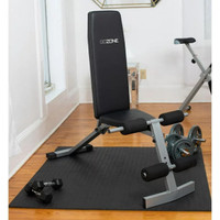 GoZone Flat/Incline/Decline Weight Bench, Black Comb