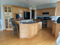 Kitchen cabinets & counter tops