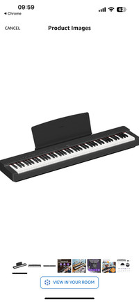 2023 Yamaha piano P-145,  88-Key Weighted Digital + accessories 