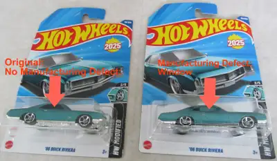 Hotwheels '66 BUICK RIVIERA ***MANUFACTURING DEFECT***, View more