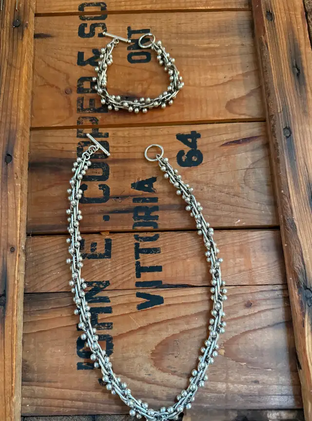 HEAVY Ball Peppercorn DNA 18” Necklace and 7” Bracelet 143 grams in Jewellery & Watches in Ottawa - Image 5