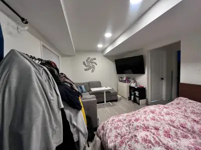✨Room for Rent – Available from May 5 Private room with queen-size bed, couch, and private washroom....