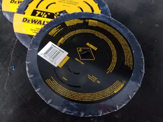 3-packs of DeWalt 7.25” blades63782599464193122