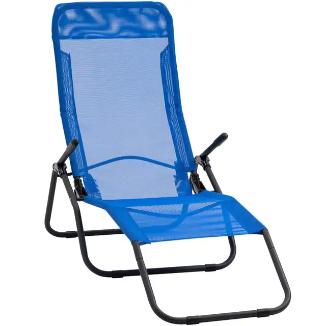 Out sunny Foldable Patio Lounge Chair in Patio & Garden Furniture in Markham / York Region - Image 2