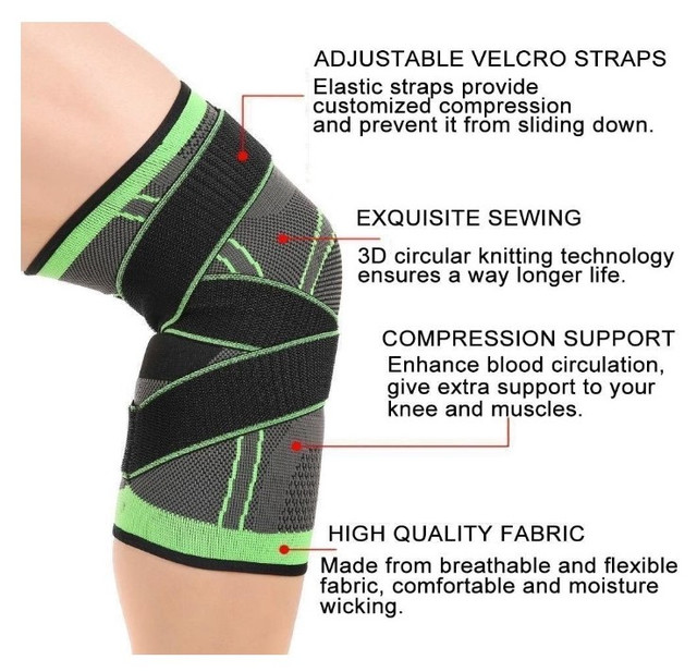New adjustable strap knee brace for pain relief/quick recovery in Health & Special Needs in Mississauga / Peel Region - Image 3