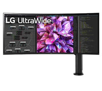 LG 37.5" 21:9 Curved UltraWide™ QHD+ (3840 x 1600) Monitor White