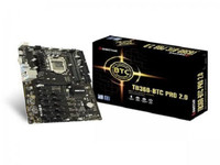 New Biostar 12-PCIe TB360 BTC Pro2.0 i7 8 9th Mining Motherboard