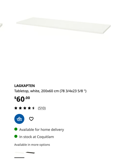 Ikea Desk, View more