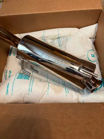 Pretty much brand new polished stainless steel rpm muffler. Bought at rpmsxs.com. . Says it fits a 2...