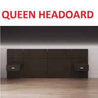 JACOURY QUEEN HEADBOARD WITH NIGHTSTANDS