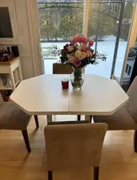 White kitchen table 