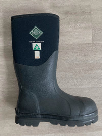 Muck "Chore" Boots Steel Toe - Unisex Size 8M/9W (Like New)