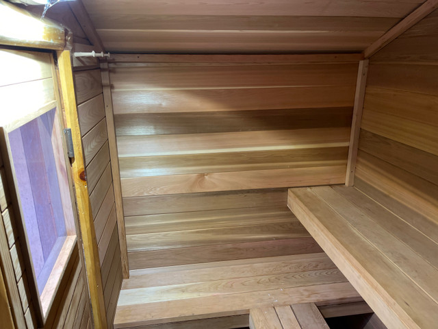 Backyard insulated sauna with deck  in Health & Special Needs in Muskoka - Image 4