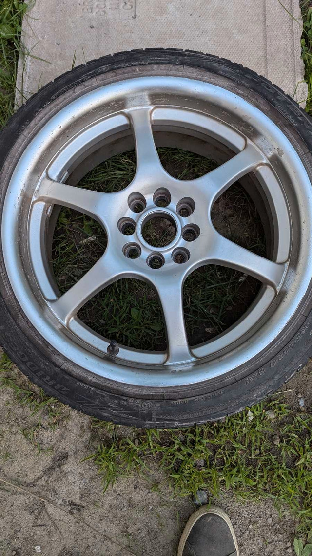 17" Aluminum 6 spoke 2 × 4 bolt rims in Tires & Rims in Ottawa - Image 4