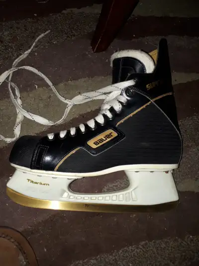 Skates Bauer Supreme 911 titanium Tuuk blades size 10., View more