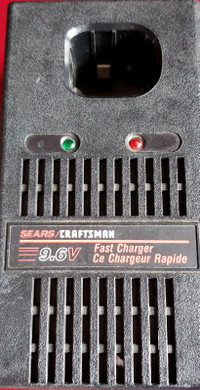 Craftsman 9.6V Fast Battery Charger 970814-009 Sears OEM Charger