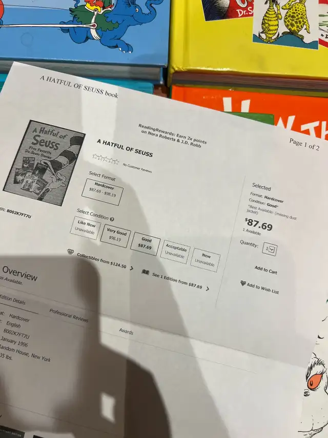 Dr. Seuss Books  in Children & Young Adult in Kitchener / Waterloo - Image 8