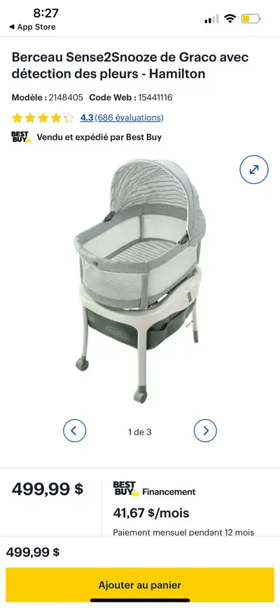 Graco Electronic Bassinet, View more