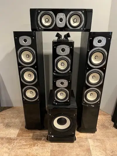 Sinclair Audio Brighton Speaker Package with Harman AVR135, View more