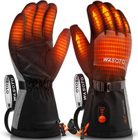 #ROVARD Battery powered heated ski gloves for men and women