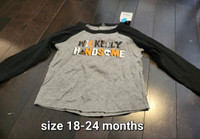 Boys size 18-24 months Halloween long sleeve shirt (new with tag