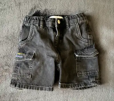 Zara Black Washed Denim Shorts – 12–18 Months, View more