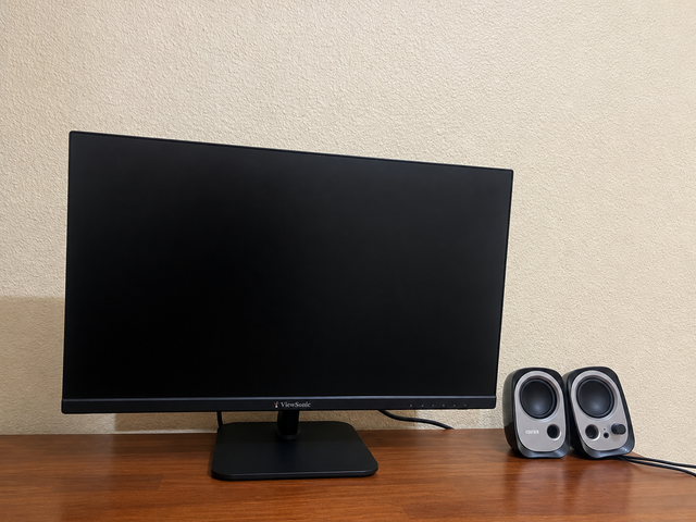 ViewSonic Monitor + Edifier Speakers + HDMI Bundle