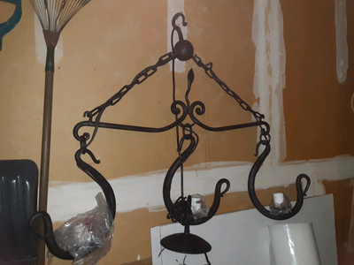 Wrought Iron Horseshoe light fixture BNIB, View more