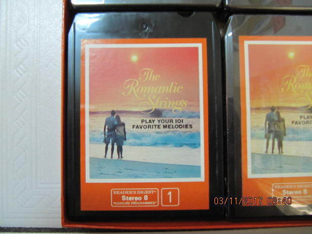 ClassicReadersDigest Romantic Strings 4pc 8 Track Tape Set 1970s in Arts & Collectibles in Mississauga / Peel Region - Image 4