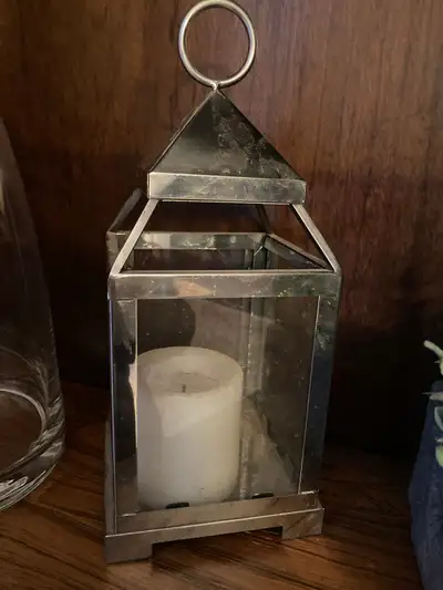 Glass Lantern -Candle, View more