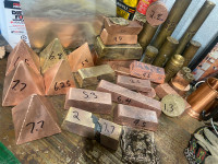 Copper and brass stock / ingots 