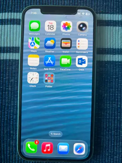 iPhone 12 for sale with IOS 26.2. 64GB Battery 94% Just a phone, View more