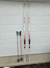 Skilom skis, Salomon boot and poles 210cm lower price!
