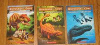Dinosaur Cove  $1- #4, #8, #9 and toy dinosaurs