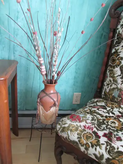 Vase and arrangement, View more