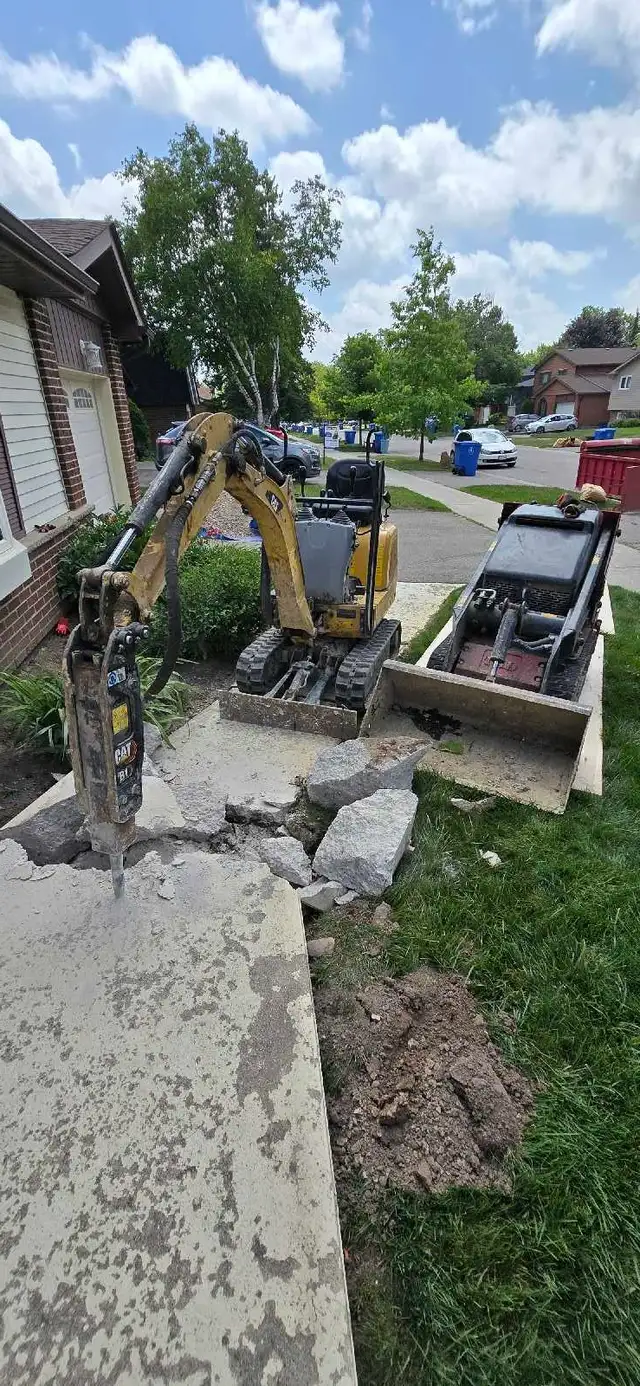 Excavation and concrete demolition services