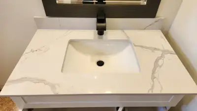 Bathroom Vanity Cabinet and Sink, View more