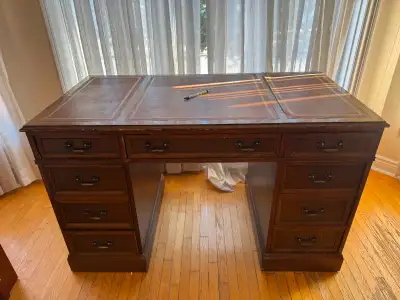 Wood study desk, View more
