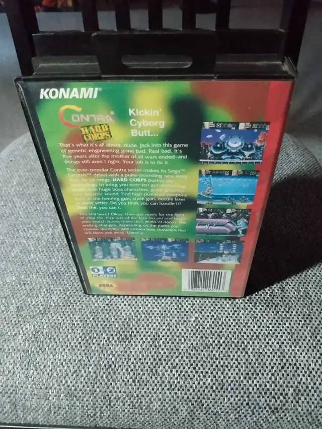  SEGA Genesis CONTRA HARD CORPS No Manual62863739242754121