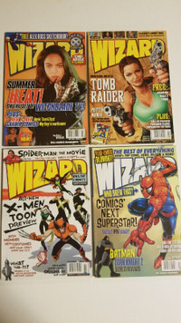 Wizard comic magazines