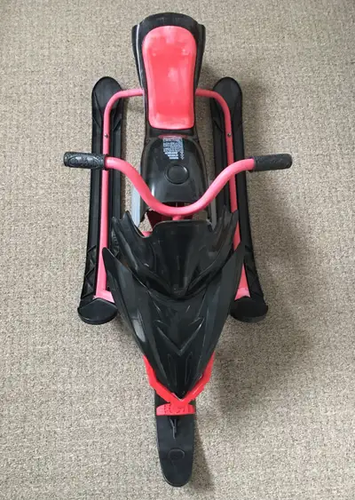 Black / Red Yamaha APEX Snow Bike / Sled for kids, View more