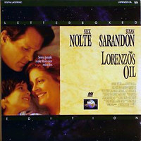 Lorenzo's Oil-Letterboxed Edition (2 laserdiscs)Excellent shape!