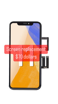 iPhone 11 xr x screen repair $70